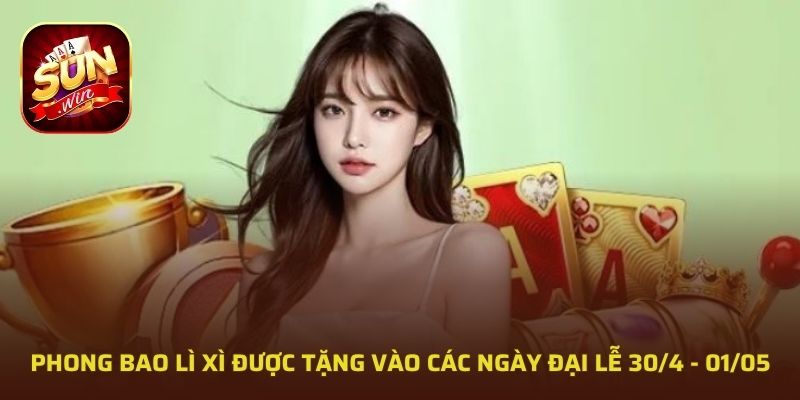 Phong bao lì xì được tặng vào các ngày đại lễ 30/4 - 01/05